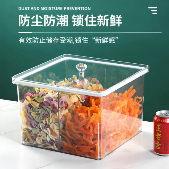 Transparent food display box supermarket box