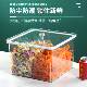 Transparent food display box supermarket box