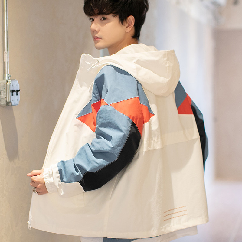 男士春秋新款ins潮情侣休闲夹克 空城计夹克