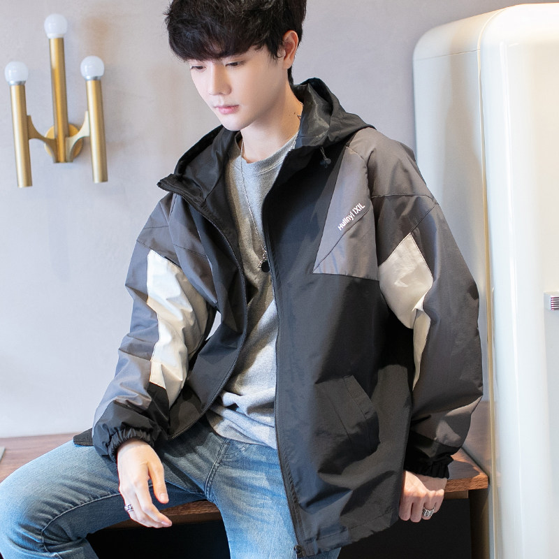 男士春秋新款ins潮情侣休闲夹克 空城计夹克