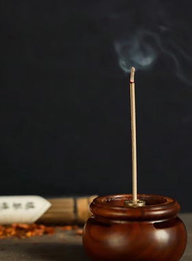 天然安神文玩礼物熏香炉