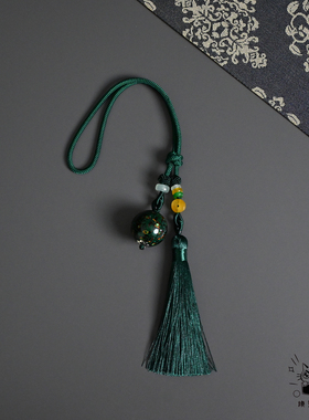 伴手礼汉服压襟腰佩大漆珠