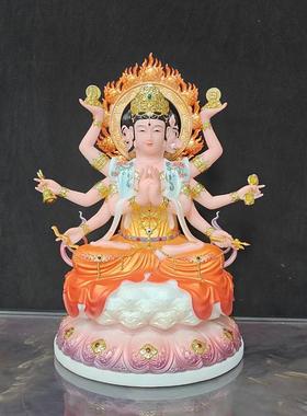 十方斗姆元君斗姥星君众星母摆件