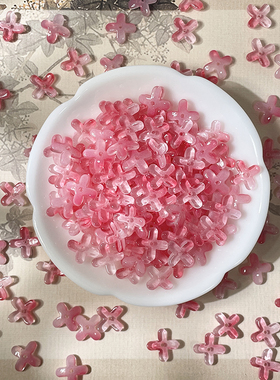 12mm琉璃桂花花瓣diy发簪材料