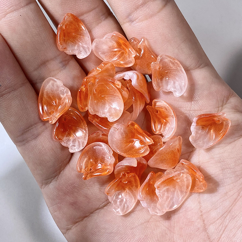 50颗13x16mm雪腊梅琉璃花瓣diy手工制作汉服头饰发钗古风发簪材料,淘宝优惠券,粉丝福利购,淘宝优惠卷