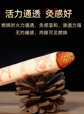 药益宝艾草条野生艾叶艾灸条艾柱