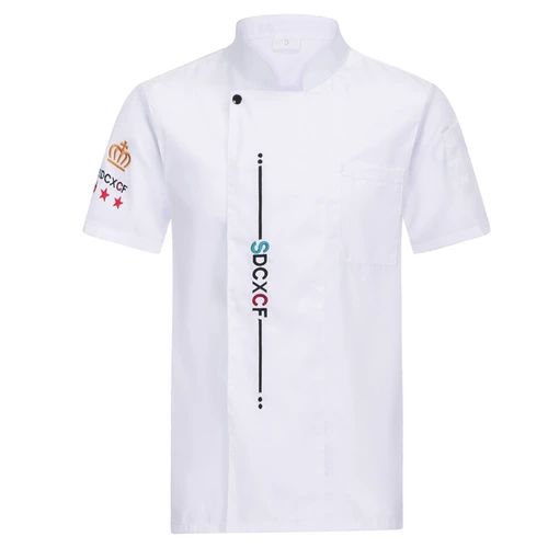 Ресторан шеф -повар для работы с одеждой длинный -насыщенные осенние и зимние работники мужской кухни на запад -точечно торт магазин декоративная выпечка одежды