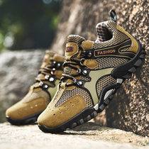 New Leisure Road Riding Mens Shoes Net Face Breathable Bike Shoes Outdoor Climbing Sports Training Shoes Riding Shoes