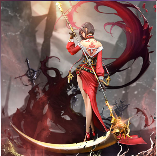 dnf天空套dnf女圣职诱魔者手办模型典藏包稀有装扮cdk克隆天空套