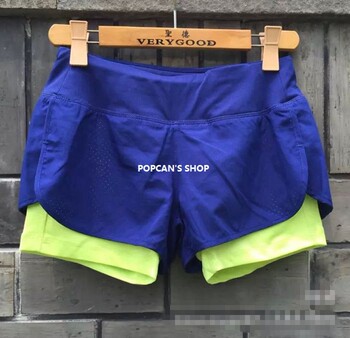 Dopamine sports shorts women's breathable ຕາຫນ່າງຕາຫນ່າງຕາກແຫ້ງໄວເສັ້ນສາຍແອວຕ້ານການ exposure ແລ່ນສາຍແອວ drawstring Yoga ພາກຮຽນ spring ແລະ summer