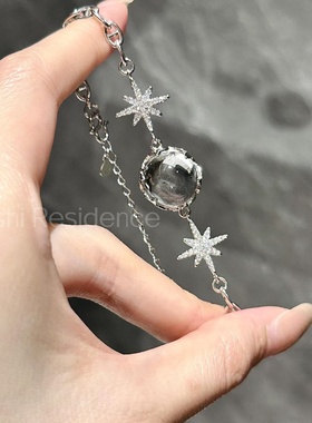 韵饰居~百搭清冷感满钻八芒星手链 各种好搭气质感手串小众首饰