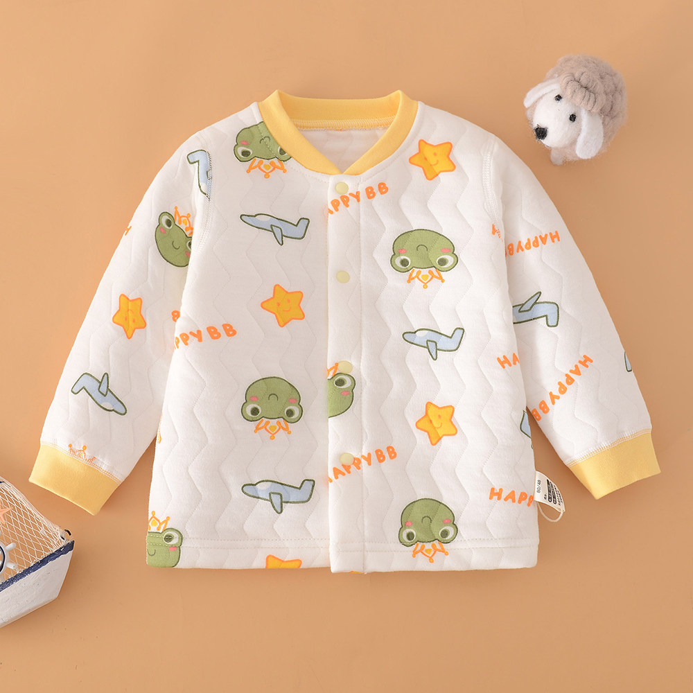 男童冬季空气棉保暖上衣宝宝家居开衫睡衣女童无骨三层保暖小外套,淘宝优惠券,粉丝福利购,淘宝优惠卷