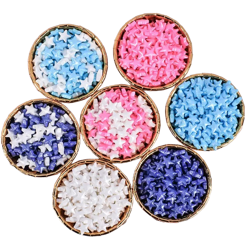 烘焙蛋糕装饰彩色糖珠五角星装饰糖星星糖果生日甜品西点点缀糖,淘宝优惠券,粉丝福利购,淘宝优惠卷