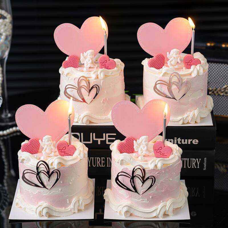 网红2.14情人节蛋糕装饰爱神丘比特摆件情侣我爱你爱心卡片插件,淘宝优惠券,粉丝福利购,淘宝优惠卷