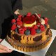 Internet celebrity Miffy Rabbit Cookie Cake Decoration Ornaments Berry Pudding Miffy Cake Wooden Honey Stick Dessert Baking