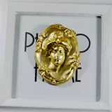 Ретро брошь, аксессуары на лацкан, булавка, аксессуар, европейский стиль, полупрозрачная растушевка, (в наличии на складе)