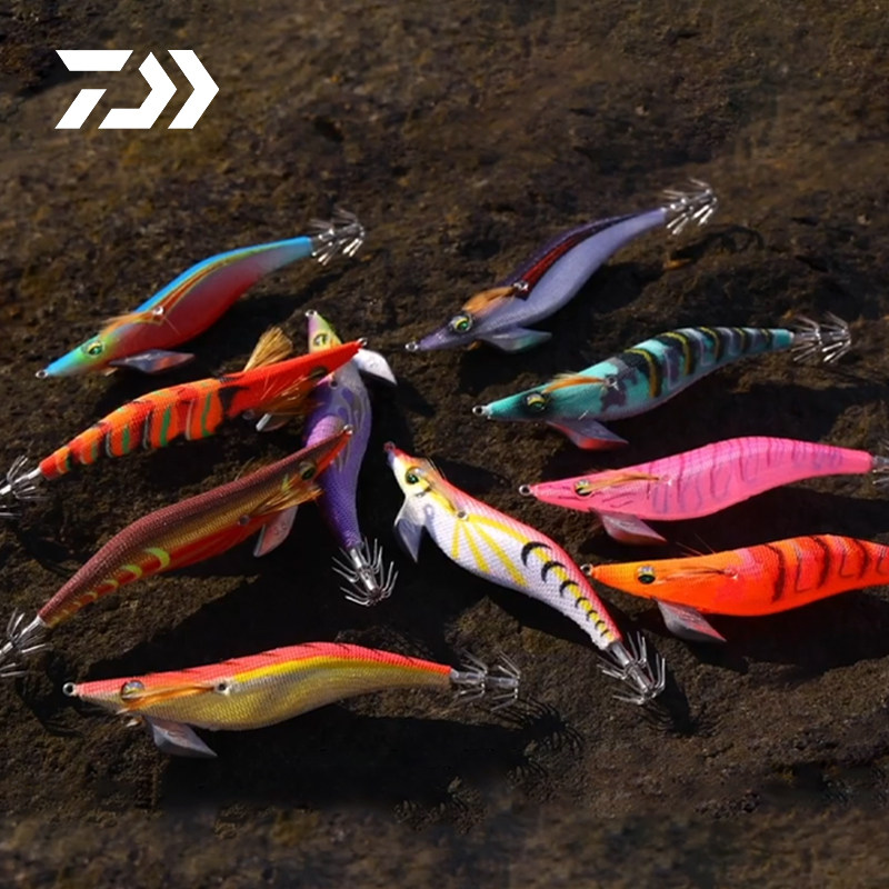 山田DAIWA达瓦E妹木虾夜光PEAK紫外线路亚假饵大尾鱿鱼吹筒钩海钓,淘宝优惠券,粉丝福利购,淘宝优惠卷