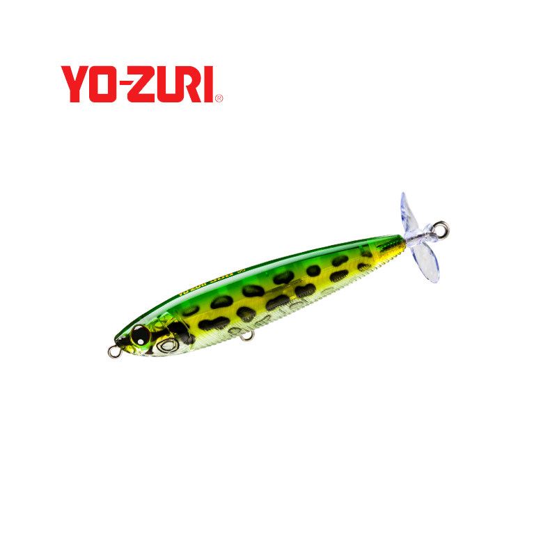 日本友祝YO-ZURI螺旋桨水面系拖拉机R1107路亚硬饵浮水铅笔鱼饵,淘宝优惠券,粉丝福利购,淘宝优惠卷
