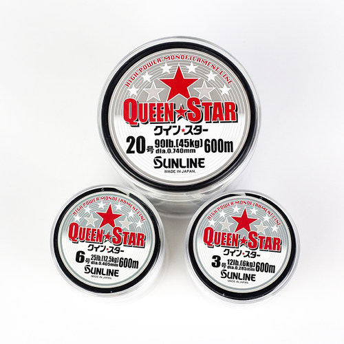 日本SUNLINE桑濑QUEEN STAR尼龙线主线子线台钓鱼线600米渔线 - 图0