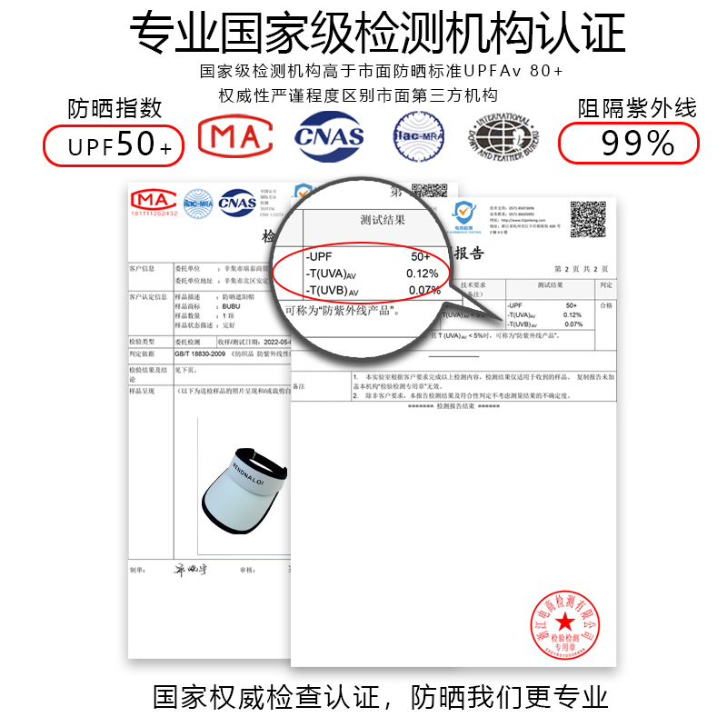 UPF50+防晒帽女款夏季空顶遮阳帽防紫外线大檐遮脸跑步太阳帽子