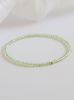 女天然葡萄石精致手链