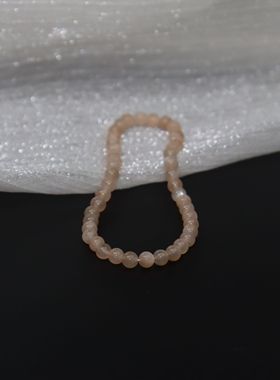 天然太阳石手链橙月光宝石礼物