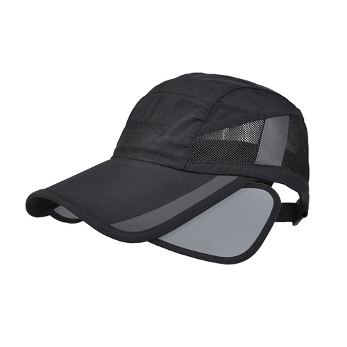 Дорожная летняя дышащая длинная кепка, бейсболка для отдыха, шапка, защита от солнца