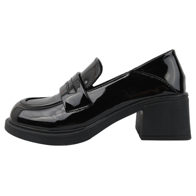 黑色乐福鞋女2025新款春秋百搭玛丽珍单鞋厚底增高跟小皮鞋jk鞋子,淘宝优惠券,粉丝福利购,淘宝优惠卷