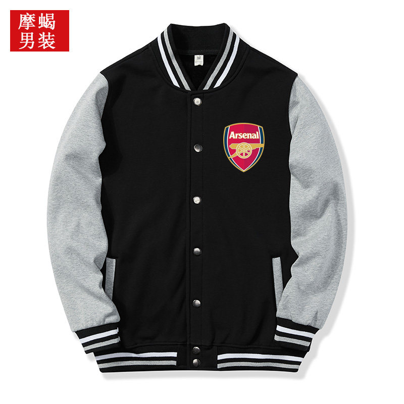秋冬款立领开衫卫衣男isn足球运动 摩蝎卫衣