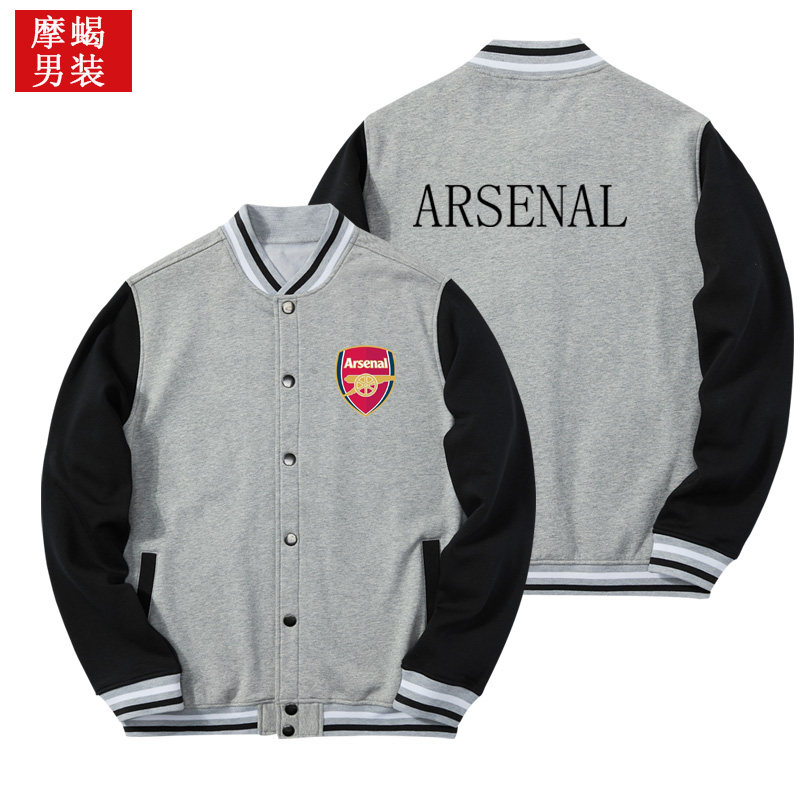 秋冬款立领开衫卫衣男isn足球运动 摩蝎卫衣