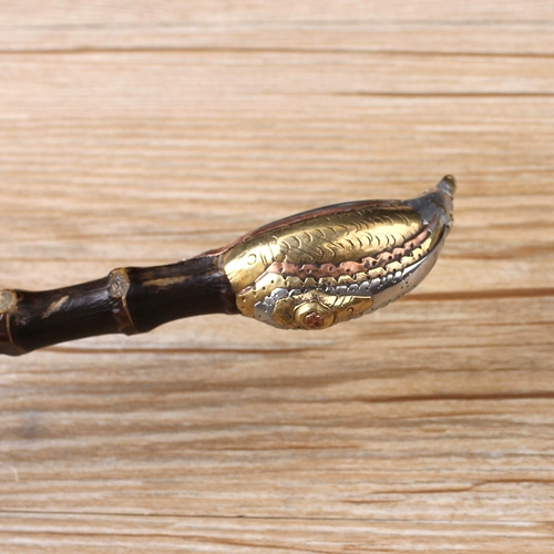 木香 Дымовая посуда бамбук борьба с табаком, борьба с старым стилем Цзяншан сухой табак тип типа тип ретро бамбуко