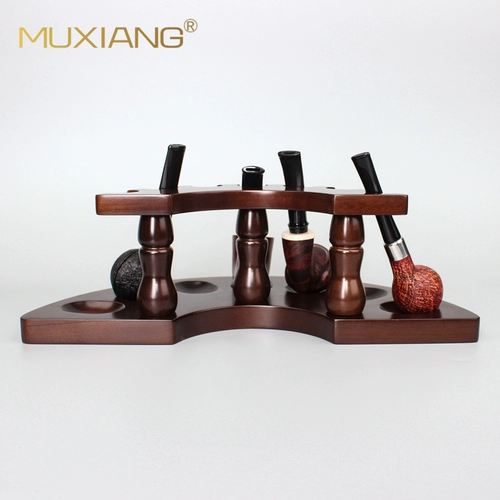Система хранения из натурального дерева ручной работы, стенд, трубка, курительные принадлежности