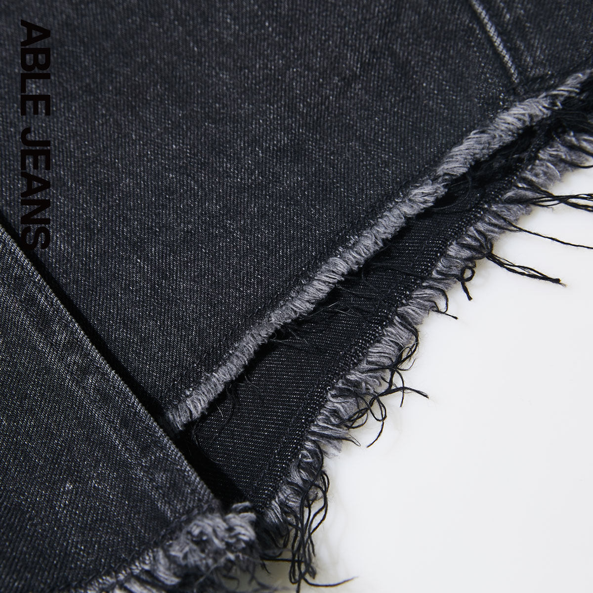 able jeans新款库伊拉黑直筒牛仔裤 ablejeans牛仔裤