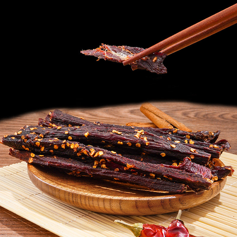 内蒙古风味品万市香超干风干牛肉干 万市香牛肉类