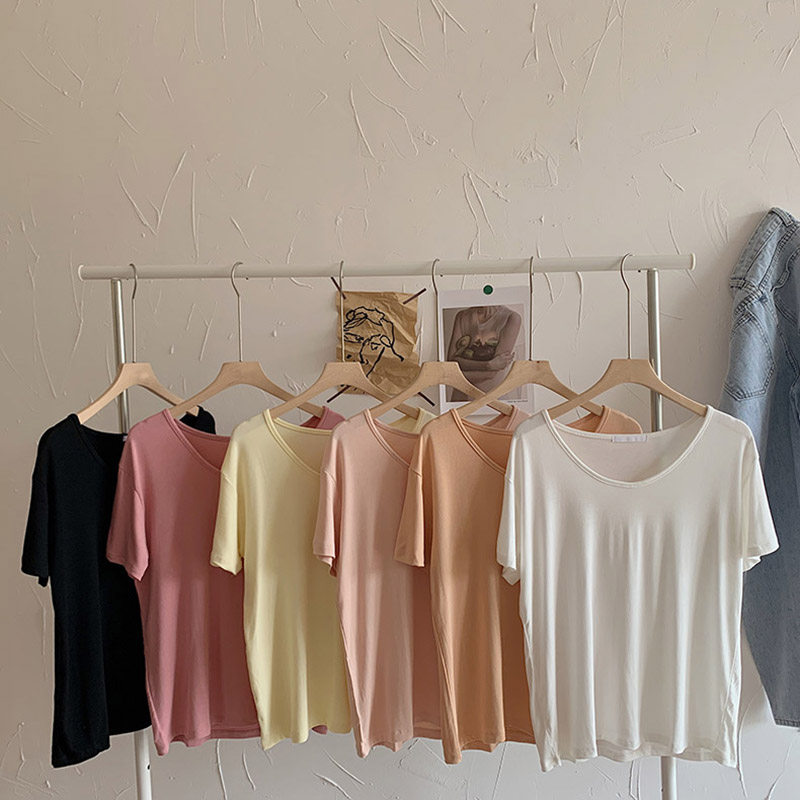 面膜短袖t恤2020年新款夏天打底衫 法缇妃莉T恤