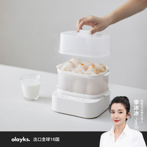 olayks Olek Boiled Egg steamer Home Small Mini Breakfast Machine Steamed Egg Theorizer Dorm Pan Steamer