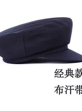老人老年人帽子男老头帽爷爷春秋夏季中山帽男士平顶帽老式解放帽