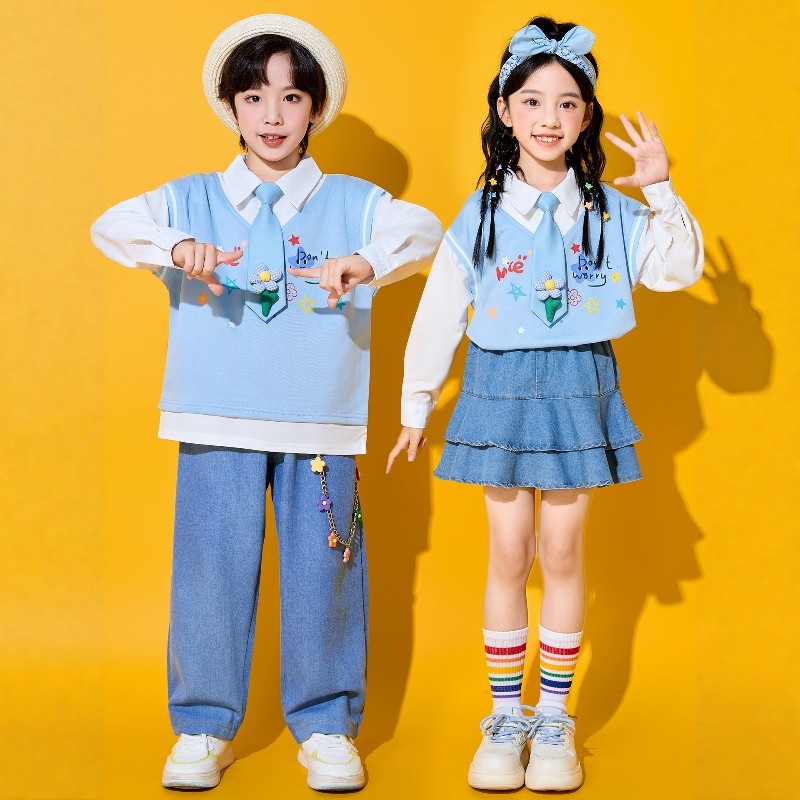 小学生运动会开幕式班服儿童啦啦队秋演出服元旦学院风合唱表演服,淘宝优惠券,粉丝福利购,淘宝优惠卷