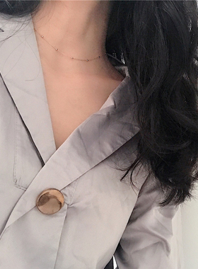 choker日韩风复古短款细项链