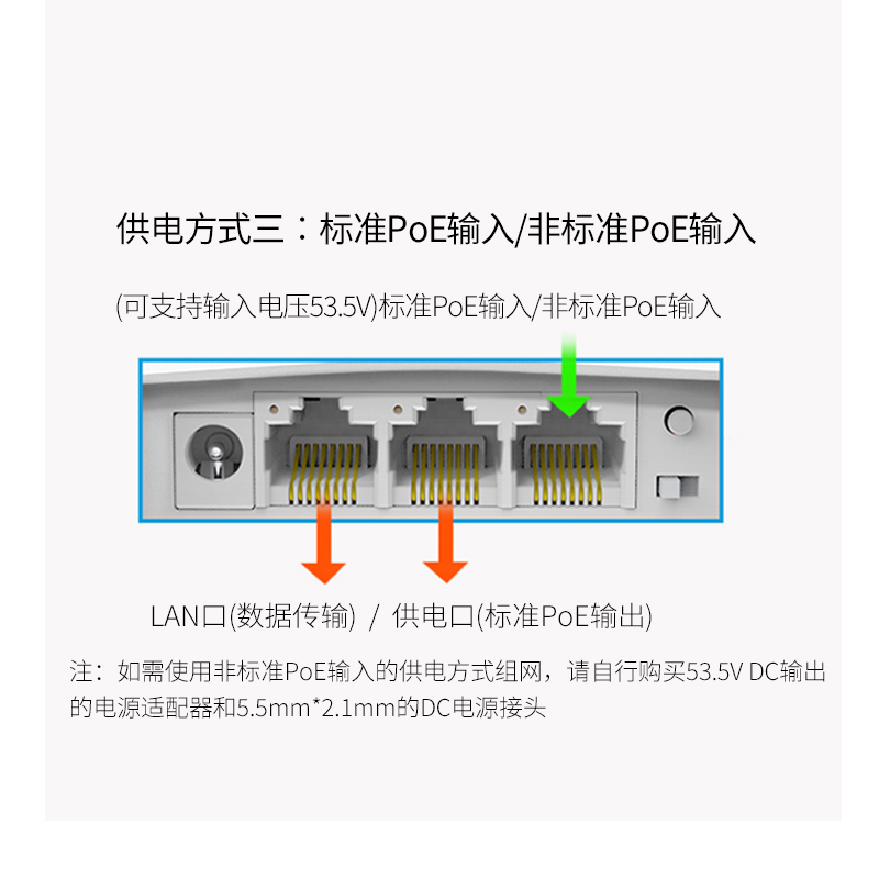 TP-LINK普联 TL-CPE503 室外无线网桥5G大功率监控CPE户外标准poe供电点对点无线传输5公里远距离网络dc电源 - 图2