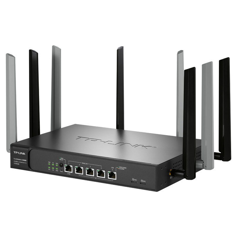 TP-LINK TL-XVR5400G-5G易展版 AX5400M双频千兆2.5G口企业级4G/5G无线路由器 WIFI6 5G插卡双SIM-图1