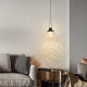 Single head glass entrance ball living room sofa aisle light