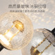 Single head glass entrance ball living room sofa aisle light