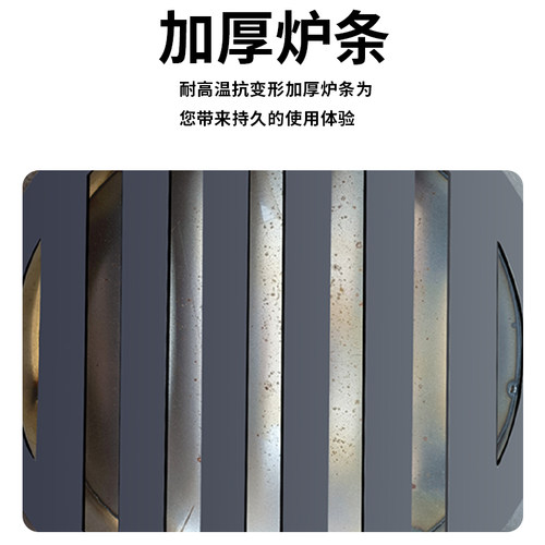 柴火炉户外烧烤炉柴火灶家用特厚露营炊煮茶炉无烟农村木柴烤火炉 - 图0