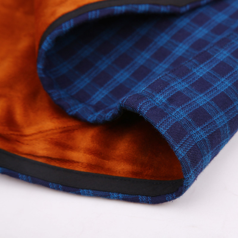 俞兆林男加绒加厚长袖深色棉衬衣 桔都服饰衬衫