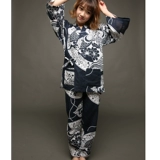 Летняя японская пижама для влюбленных, комплект, штаны, банный халат