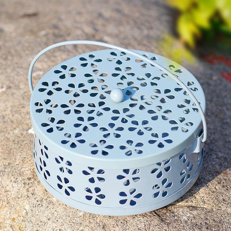 小钰头防烫创意盘托神器香炉家用防火蚊香带盖蚊香盒子铁艺大号架,淘宝优惠券,粉丝福利购,淘宝优惠卷