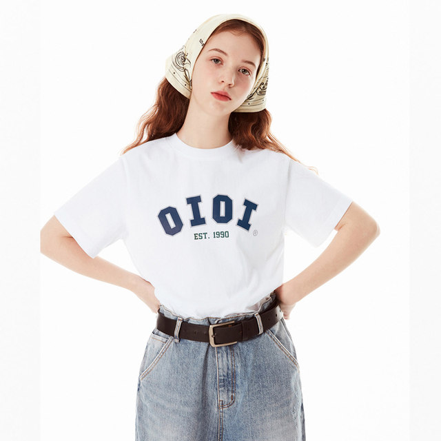 Korean short-sleeved printed cotton couple purchasing agent