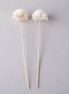 4.5cm无芯菊花无火香薰花朵优质天然扩香20cm装饰家居摆件香香插