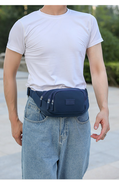Oxford cloth men and women travel cashier waterproof waist bag
